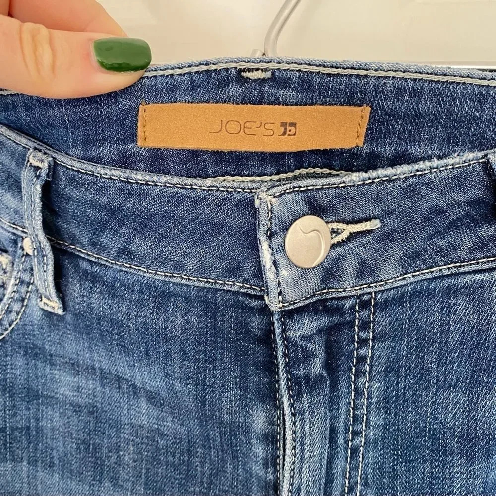 NWT Joe’s Jeans Daisy Patchwork Mid Rise Skinny Ankle Jean 30 - Picture 9 of 15